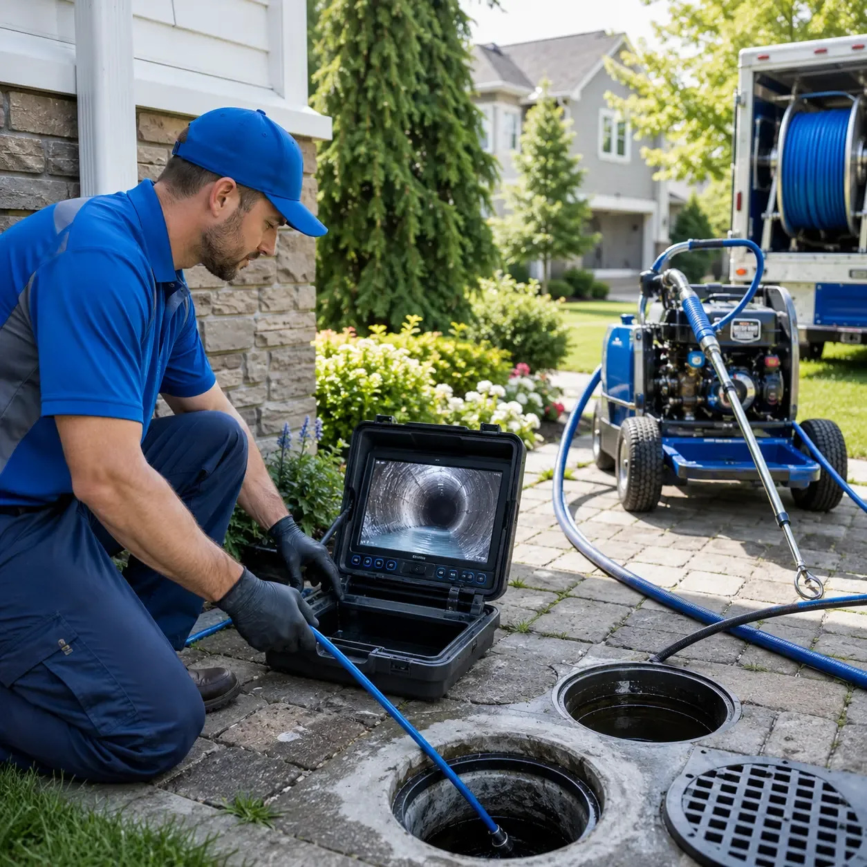 Outdoor drain cleaning professionals serving Evergreen Park, IL